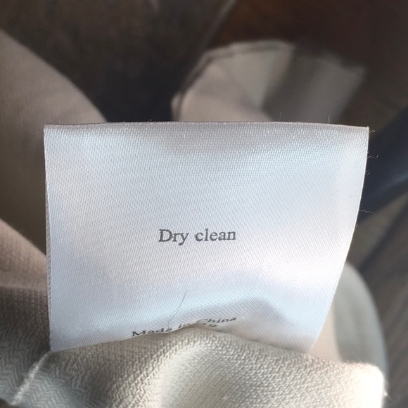 Signature Madison Park Euro Pillow Sham Linen Color with Blue Stitched Border - Picture 5 of 5